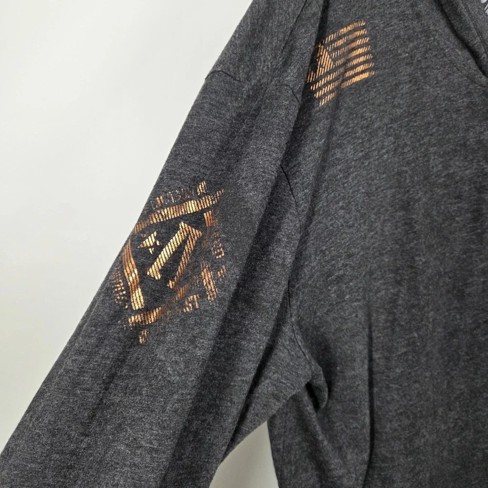 Affliction Live Fast Men's Long Sleeve with Hood Size 2XL Large Graphic Cross
